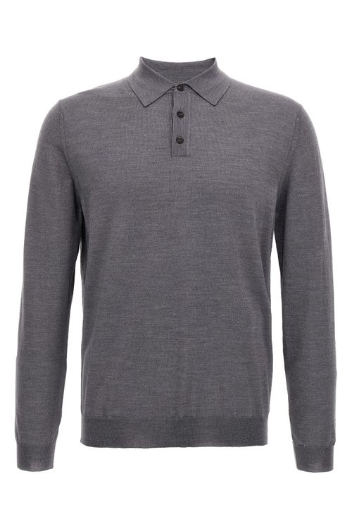 Virgin Wool Polo Shirt