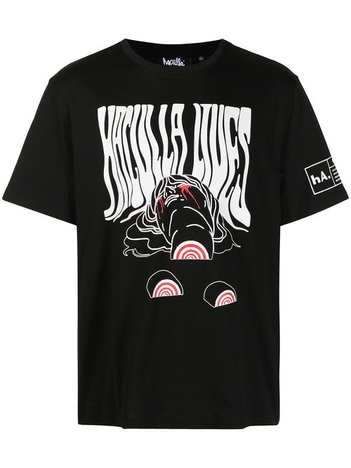 Bulls Eye stretch-cotton T-shirt - Black