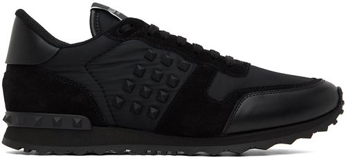 Black Rockstud sneakers