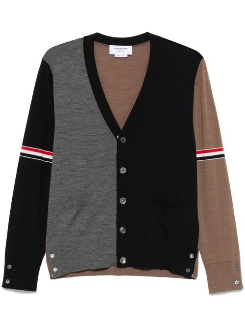 RWB-stripe wool shirt - Blue