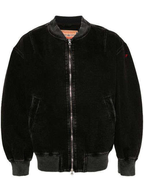 D-Vinz denim bomber jacket - Black