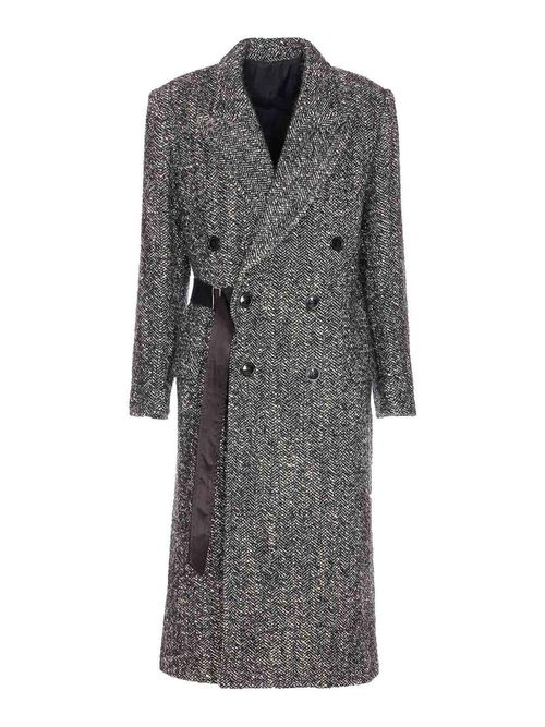 Black And Ecru Ebayane Coat