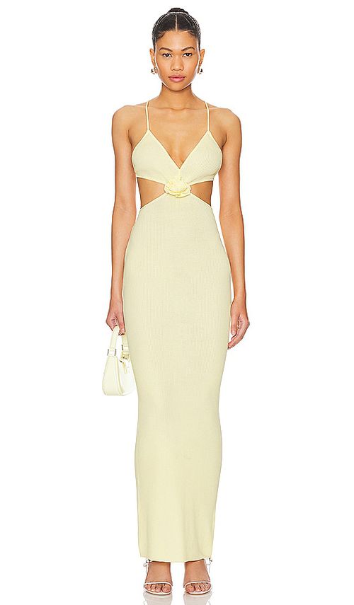 MORE TO COME Kacey Maxi Dress in Lemon. - S also in XS