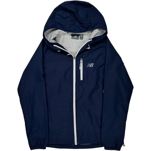 New Balance Windbreaker - Large Navy Polyester