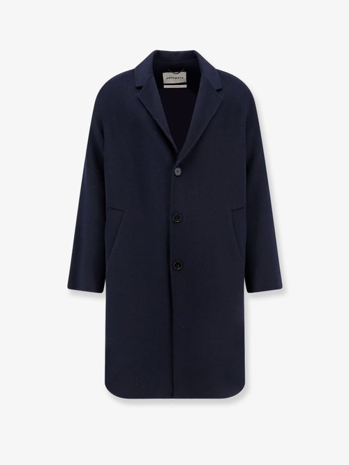 Wool & Cashmere Blend Coat — Black