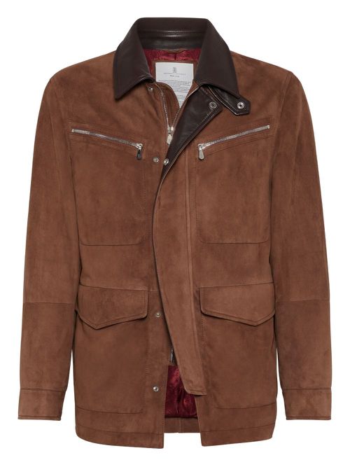 Suede jacket - Brown