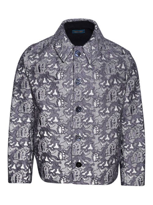 Embroidered jacket - Purple