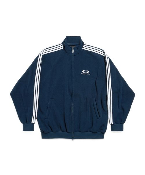 Loop Sports Icon Zip-up Jacket in Navy/white