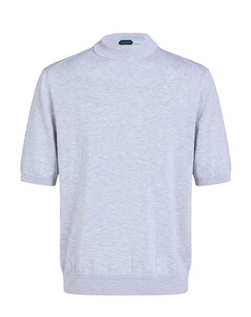Man Sweater Light grey Size 42 Cotton