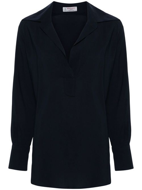 V-neck blouse - Blue