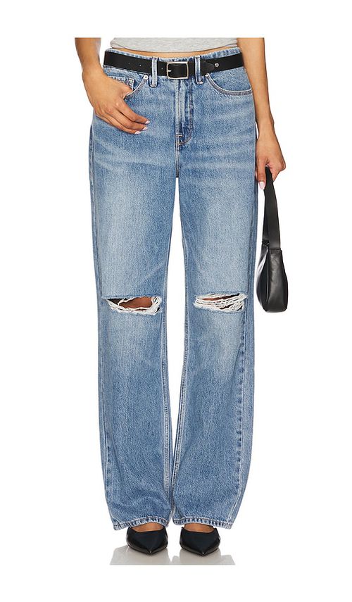 Good American Good 90's Relaxed Jeans in Blue. -  6 also in 0, 10, 12, 16, 18, 2, 20, 22, 24