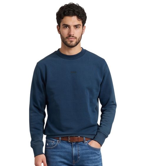 Blue Crew Neck Sweatshirts