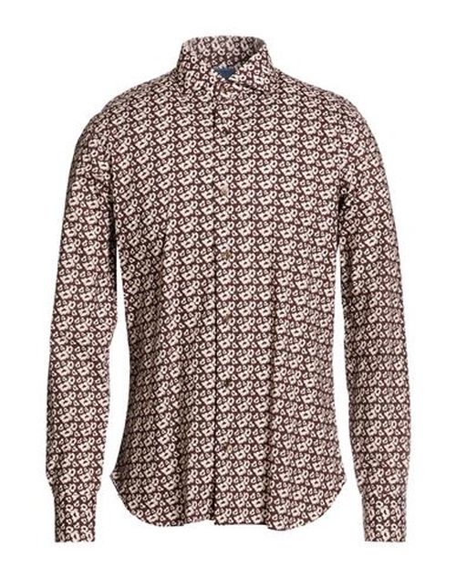 Man Shirt Brown Size 15 ½ Cotton