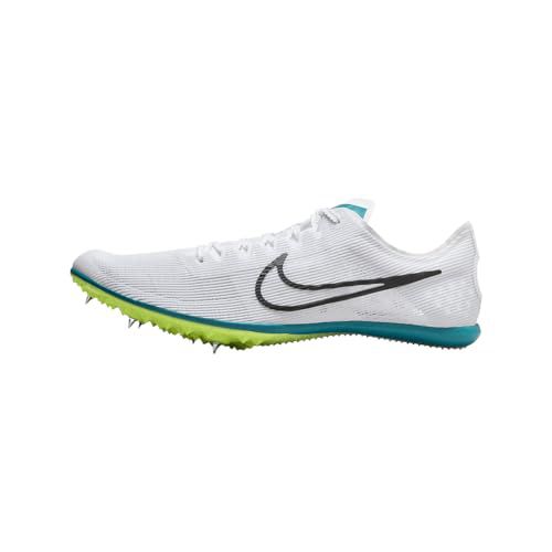 Nike Zoom Mamba 6 Track & Field Distance Spikes (DR2733-102, White/Bright Spruce/Vapor Green/Black)