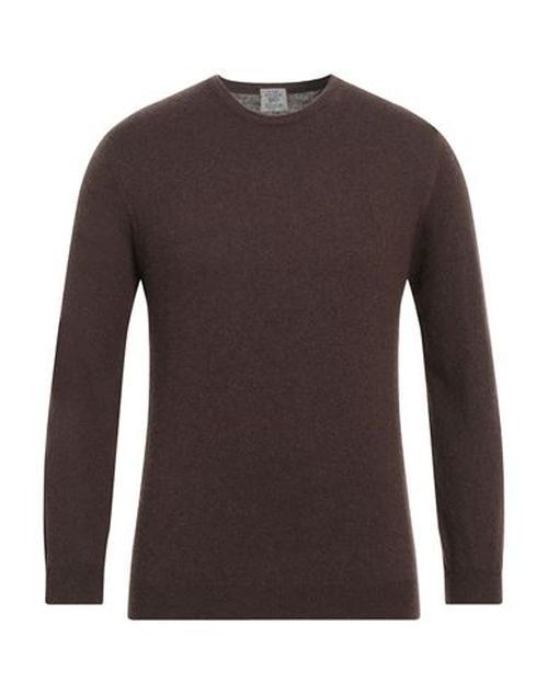 R3d Wöôd Man Sweater Dark brown Size M Viscose, Polyamide, Wool, Cashmere