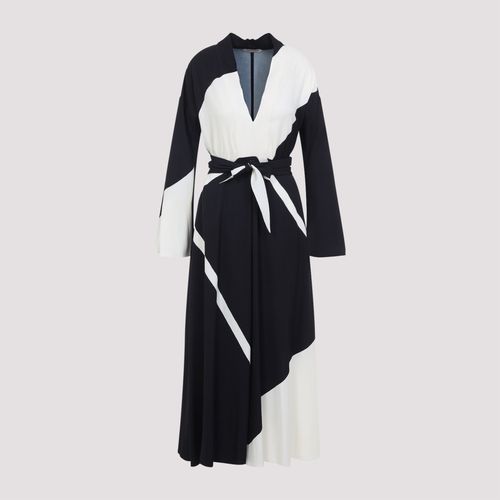 Printed Dress in Viscose Twill