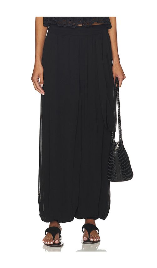 Scarlett Poppies Tibbet Trouser in Black. L. Also in