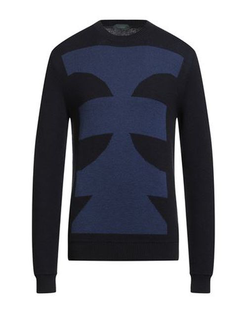 X La Tigre Man Sweater Midnight blue Size 40 Virgin Wool