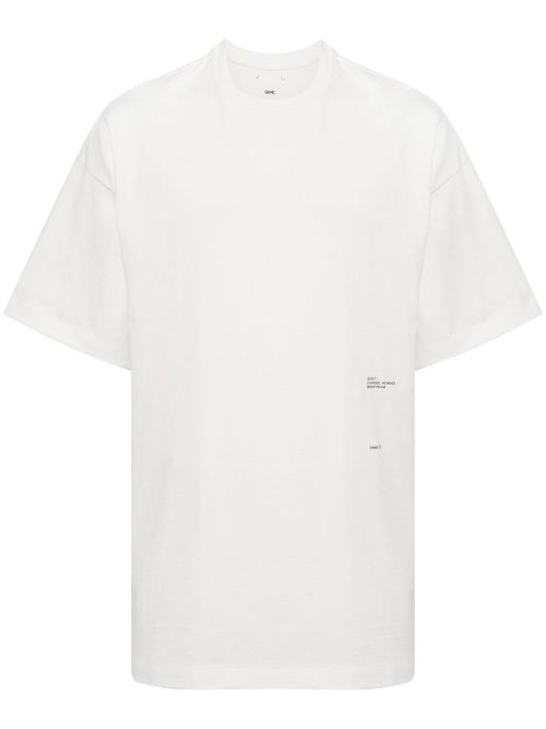 Photograph-print cotton T-shirt - White