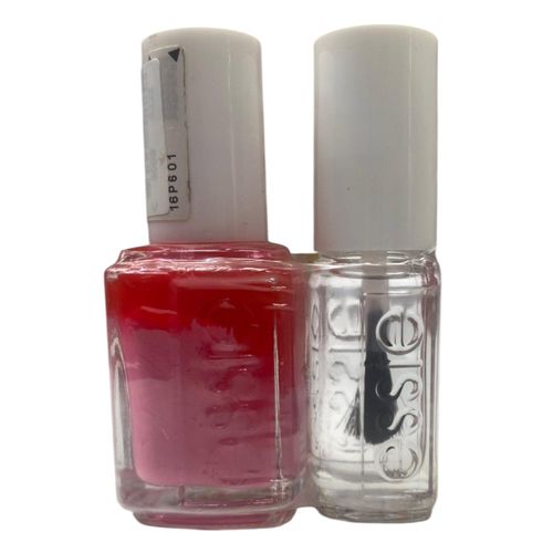 Set Essie: Vegan Polish Glossy Nail Polish 20 Lovie Dovie 13. + Nail Care - Nail Strengthener Good To Go Top Coat