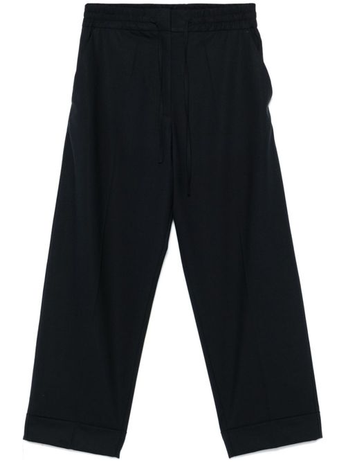 Blue Wool Pants