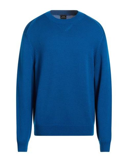 Man Sweater Blue Size XS Cotton, Acrylic, Virgin Wool