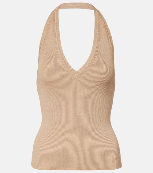 Ivey halterneck silk top