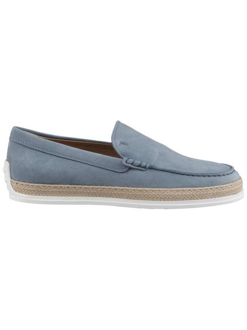 Almond-toe suede loafers