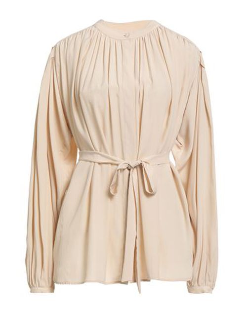 Woman Shirt Beige Size 2 Acetate, Silk