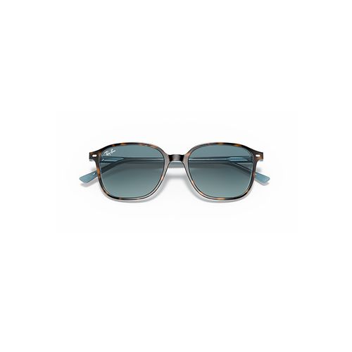 Ray-Ban Leonard Sunglasses Havana On Light Blue Frame Blue Lenses 51-18