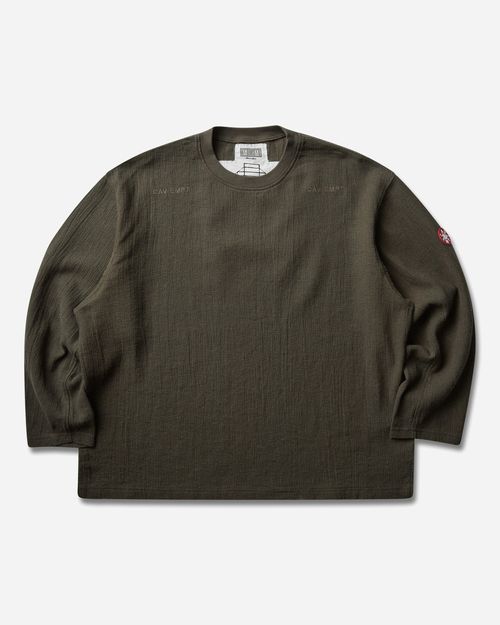 Men s Washed CL Longsleeve T-Shirt Khaki