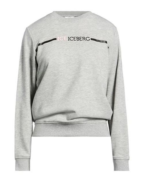 Woman Sweatshirt Light grey Size M Cotton, Viscose
