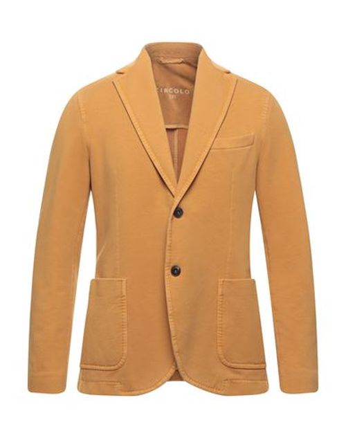 Man Blazer Marigold Size 38 Cotton, Elastane