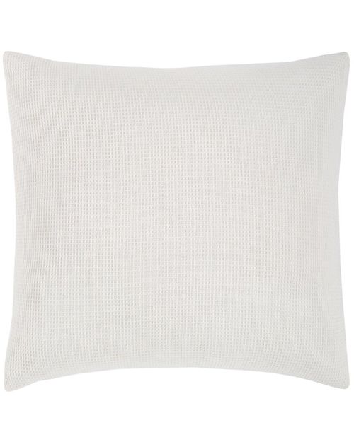 Surya Waffle White Euro Sham
