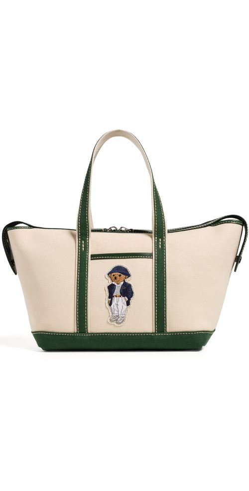Spring Bear Mini Shopper Tote Ecru/Juniper One Size