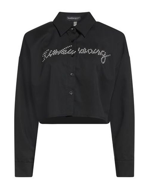Woman Shirt Black Size M/L Polyester, Cotton