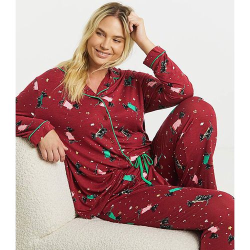 Pretty Secrets Scottie Dog Button PJ Set