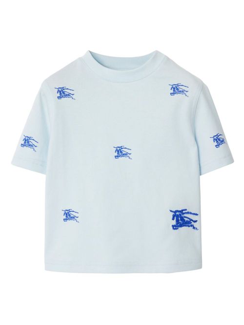 Logo-print cotton T-shirt - Blue