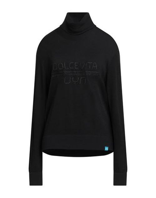 Woman Turtleneck Black Size S Polyamide, Wool