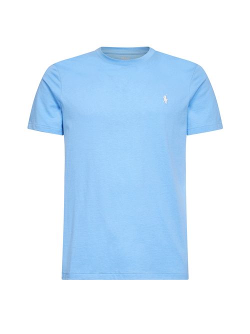 Custom Slim-Fit Cotton T-Shirt — Blue