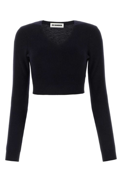 Midnight Blue Wool Sweater