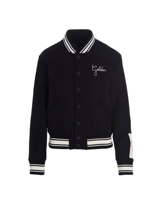 Logo Virgin Wool Bomber Jacket