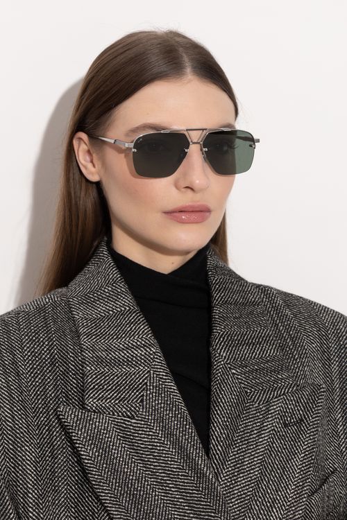 "Presidio" Sunglasses, Unisex, Silver