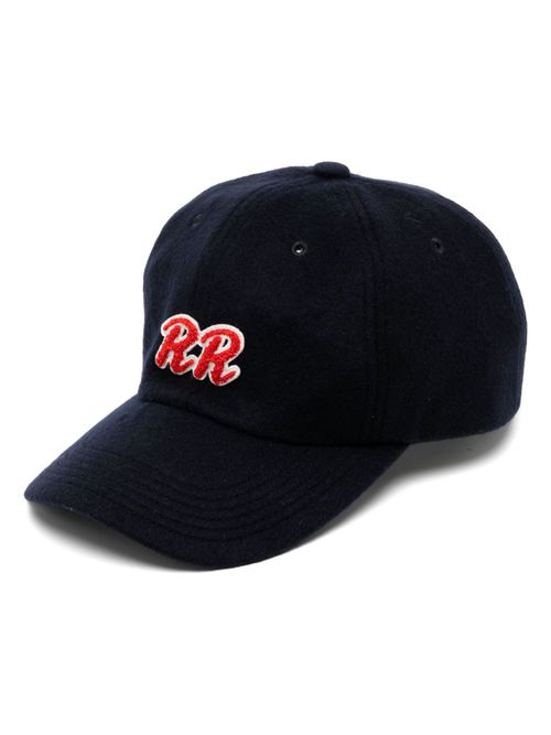 Logo-patch cap - Blue