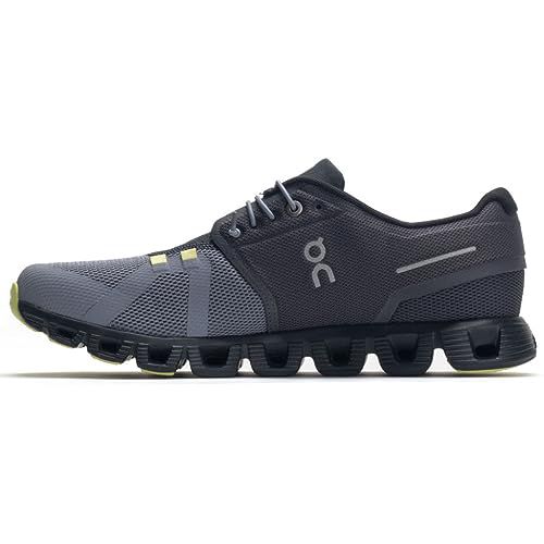 ON Mens Cloud 5 Textile Synthetic Magnet Fossil Trainers