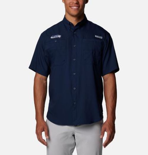 Men's PFG Tamiami  Short Sleeve Shirt - Seattle Seahawks-