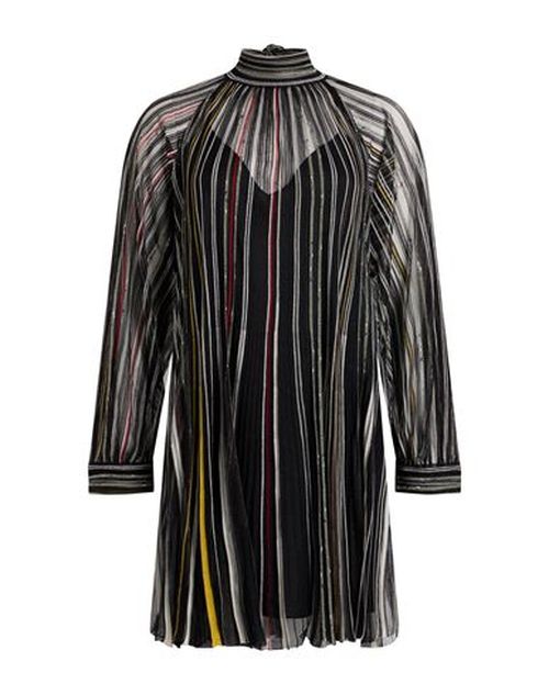 Woman Mini dress Black Size 4 Polyester, Elastane