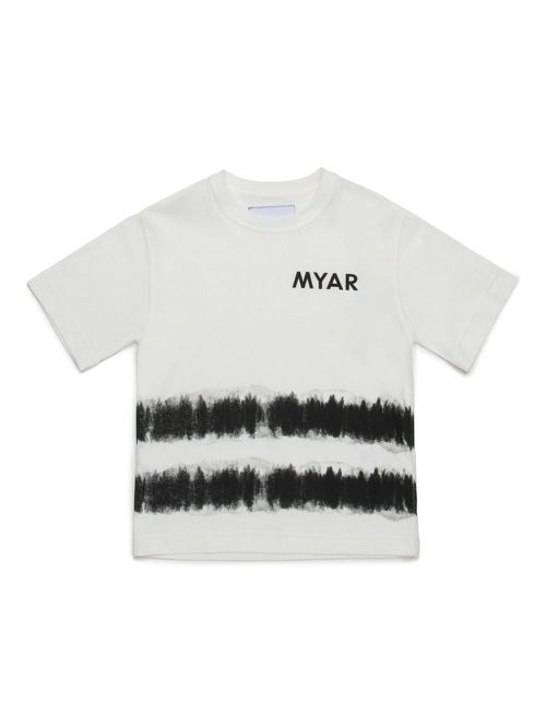 MYAR KIDS tie-dye T-shirt - White