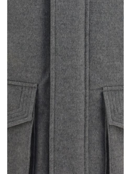 Cashmere Zip Jacket — Gray