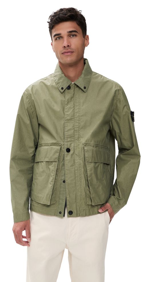 Canvas Coach Jacket Military Green